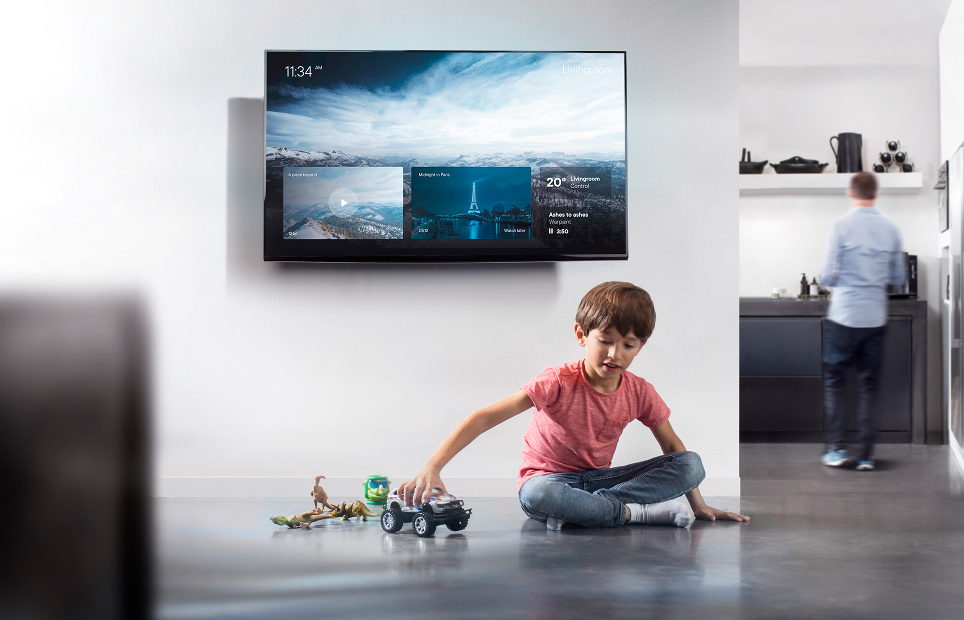 One For All Soporte de TV – Soporte de pared fijo – Tamaño de pantalla  19-42 pulgadas – para todo tipo de televisores (plasma LED LCD) – Peso  máximo